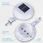 Yescom Dusk to Dawn Solar Light Wall Gutter Mounted 6ct/Pack