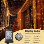 Yescom Commercial Twinkle Curtain String Light 40x10ft (Preorder)
