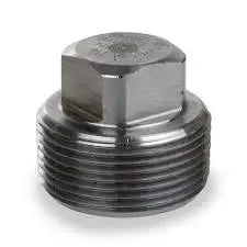 1/2" Black 300 Steel Solid Square Head Fire Plug
