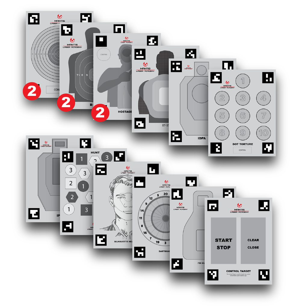 Mantis Targets - Smart Laser Targets for Practice & Training