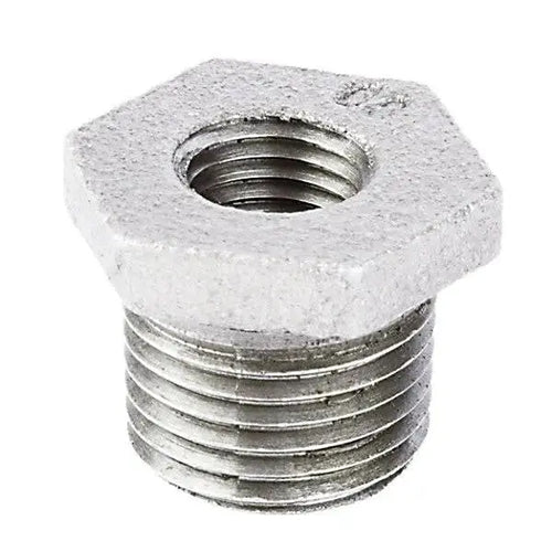 1/2" X 1/4" Galvanized Steel Hex Bushing Fitting