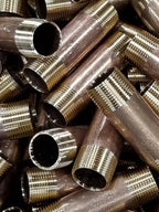 1/2" Brass Nipple for Fire Protection Systems - Quality Pipe Products
