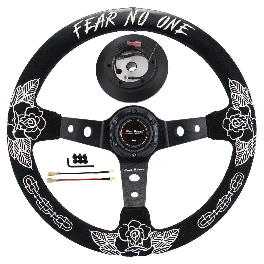 BW Rose Steering Wheel Short Hub Adapter Kit For Acura Honda Accord Civic CR-Z RSX