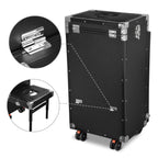 Byootique Pedicure Cart with Footrest Portable Trolley with Drawers