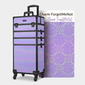 Byootique Rolling Makeup Case ForgetMeNot Artist Travel Case