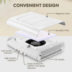 Yescom Pro Nail Dust Collector 2-level Adjustable Speed