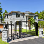 14x6 ft Steel Sliding Driveway Gate
