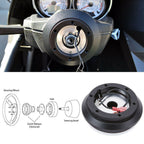 Dragon 350mm Steering Wheel + Short Hub Adapter Kit For Mazda Miata RX-7 RX-8 MX-3 MX-6
