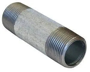 1/4" Galvanized Pipe Nipple for Plumbing Projects