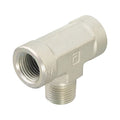 Tee, SS, Thrd 1/4", Thrd 1/4", Thrd 1/4"