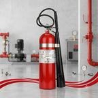 15 LB CO2 BC 10BC Portable Fire Extinguisher