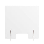Yescom Sneeze Guards with Window Acrylic Desk Partitions 24x24" 4-Pack