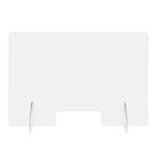 Yescom Sneeze Guards with Window Acrylic Desk Partitions 36x24" 3-Pack