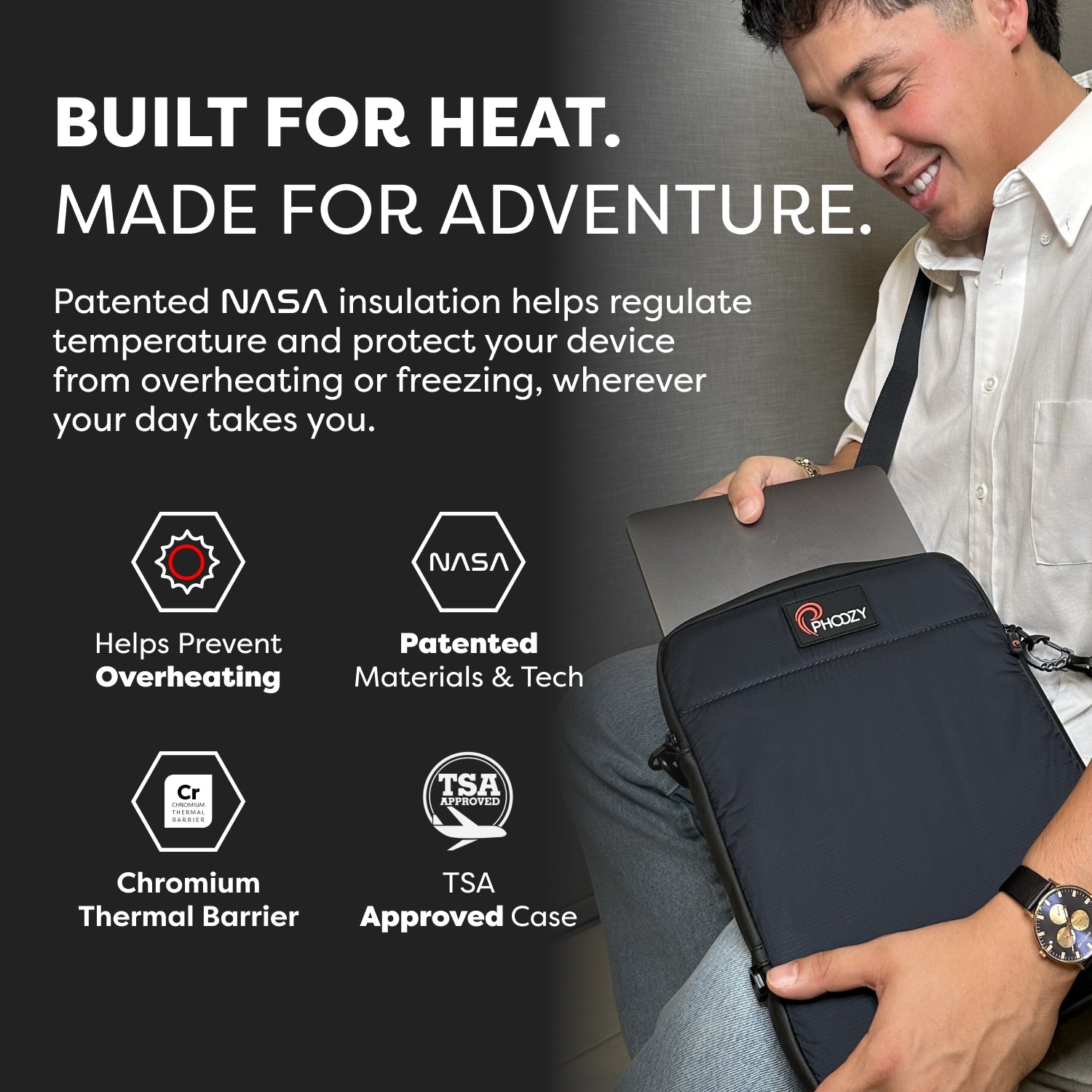 Tablet, Laptop, Starlink Mini Capsule - Heat & Cold Protection