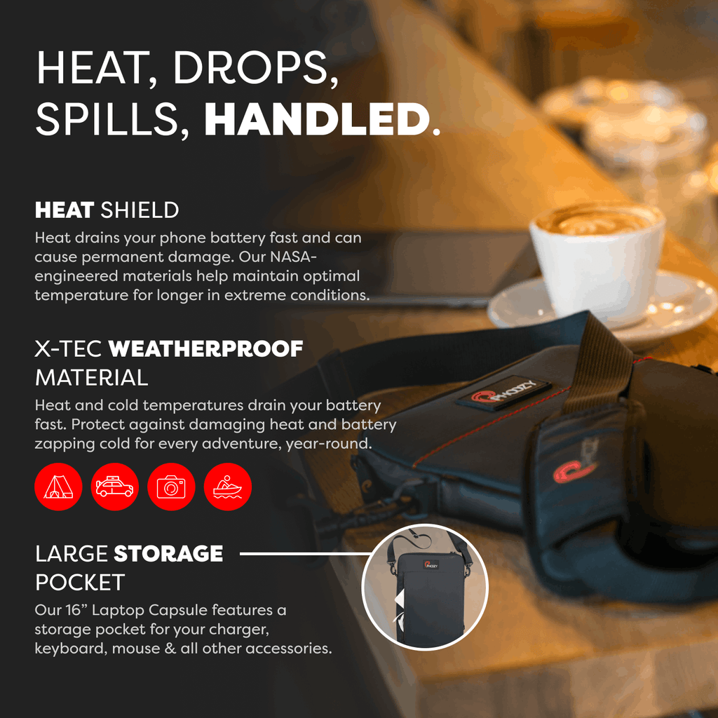 Tablet, Laptop, Starlink Mini Capsule - Heat & Cold Protection