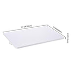 Yescom Wall Mount Fold Down Floating Table Desk Black/White