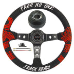 Track Ready Suede Steering Wheel Hub Adapter For Dodge GM Buick Chevy Vehicles