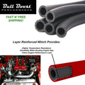 10mm 3/8" ID Vacuum Silicone Hose Racing Line Pipe Tube 3 Feet Per Order (BLACK)