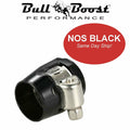 8AN AN-8 Push On Hose End Cover Clamp Finisher Black Aluminum Anodized Fitting