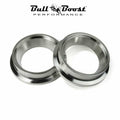 38mm Wastegate Flange Set TiAL MV-S MVS Inlet + Outlet Vband 304 Stainless Tube
