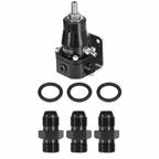 Universal Car Fuel Pressure Regulator + Gauge +AN6 Fittings 30-70 PSI Adjustable