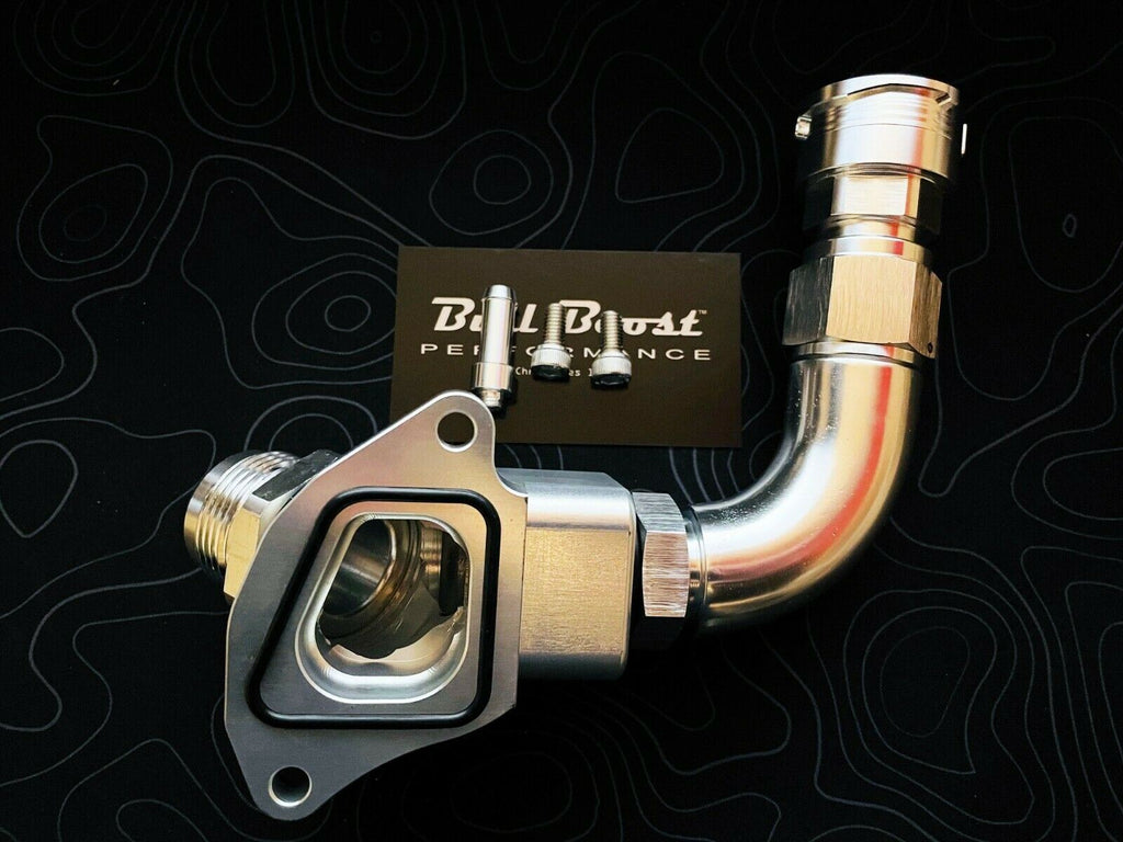 Performance UPPER COOLANT HOUSING WITH FILLER NECK B Series 16AN FITTING