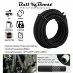 Pro Series Baffled 0.75L 10AN Oil Catch Can Hose Kit and Fittings Universal AN10