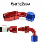 10 AN 90 Degree Billet Swivel Seal Braided Steel Hose End Fitting Oil/Fuel/Water KIT