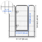 Yescom Heavy Duty Dog Playpen 40" Tall 16-Panel Puppy Pen Metal