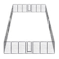 Yescom Heavy Duty Dog Playpen 48" Tall 32-Panel Puppy Pen Metal
