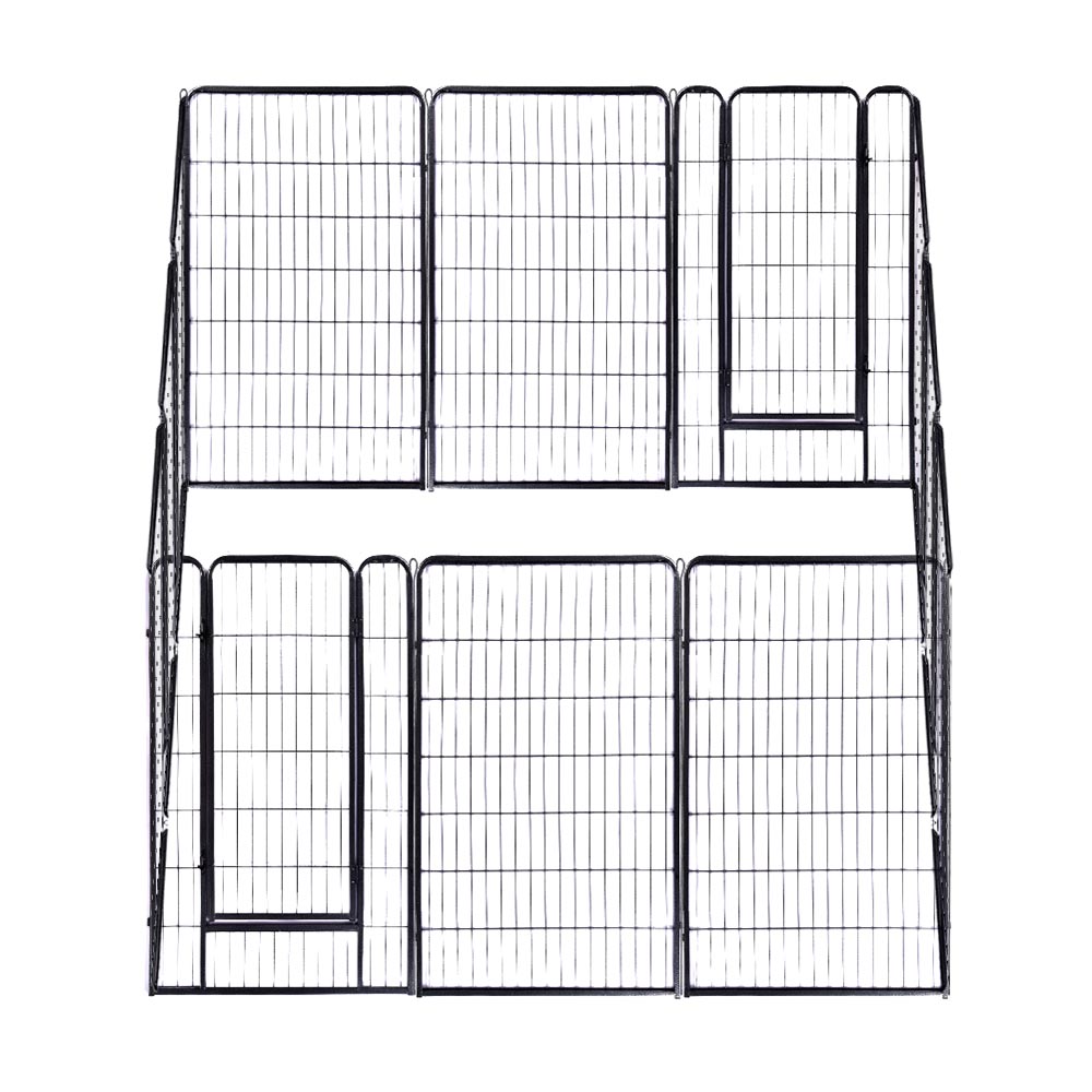 Yescom Heavy Duty Dog Playpen 48" Tall 12-Panel Puppy Pen Metal
