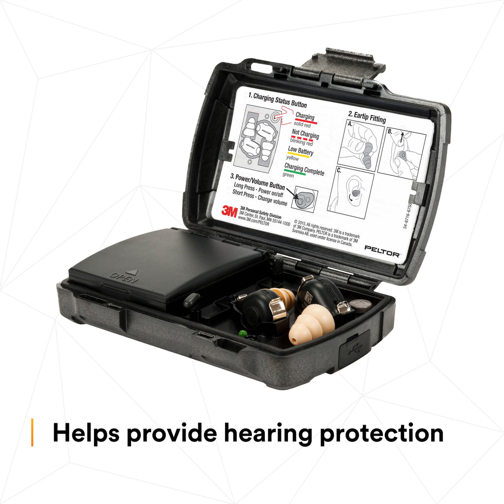 3M Peltor TEP-200 - Ear Protection and Bluetooth Capability w/ 3M Skull Screws