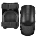 Knee Pad, Foam Pad, Rubber Cap, 2 Straps, Black