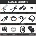 Yescom 26" Electric Bicycle Motor Front Wheel Fat Tire Kit 48v 1000w