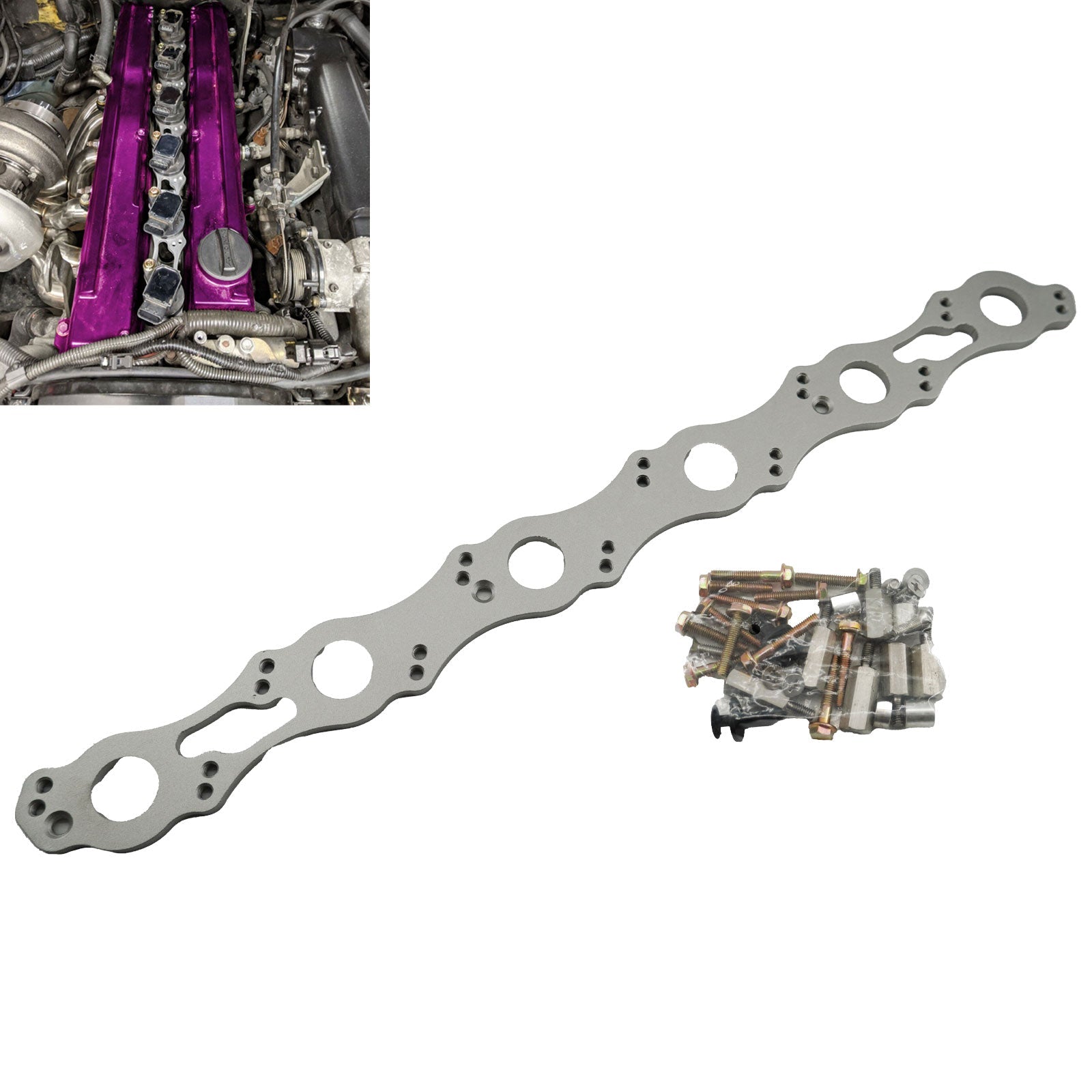 1JZ 2JZ Coil on Plug Conversion Bracket 1ZZ/1NZ Smart Coils VVTI Non VVTI JZ
