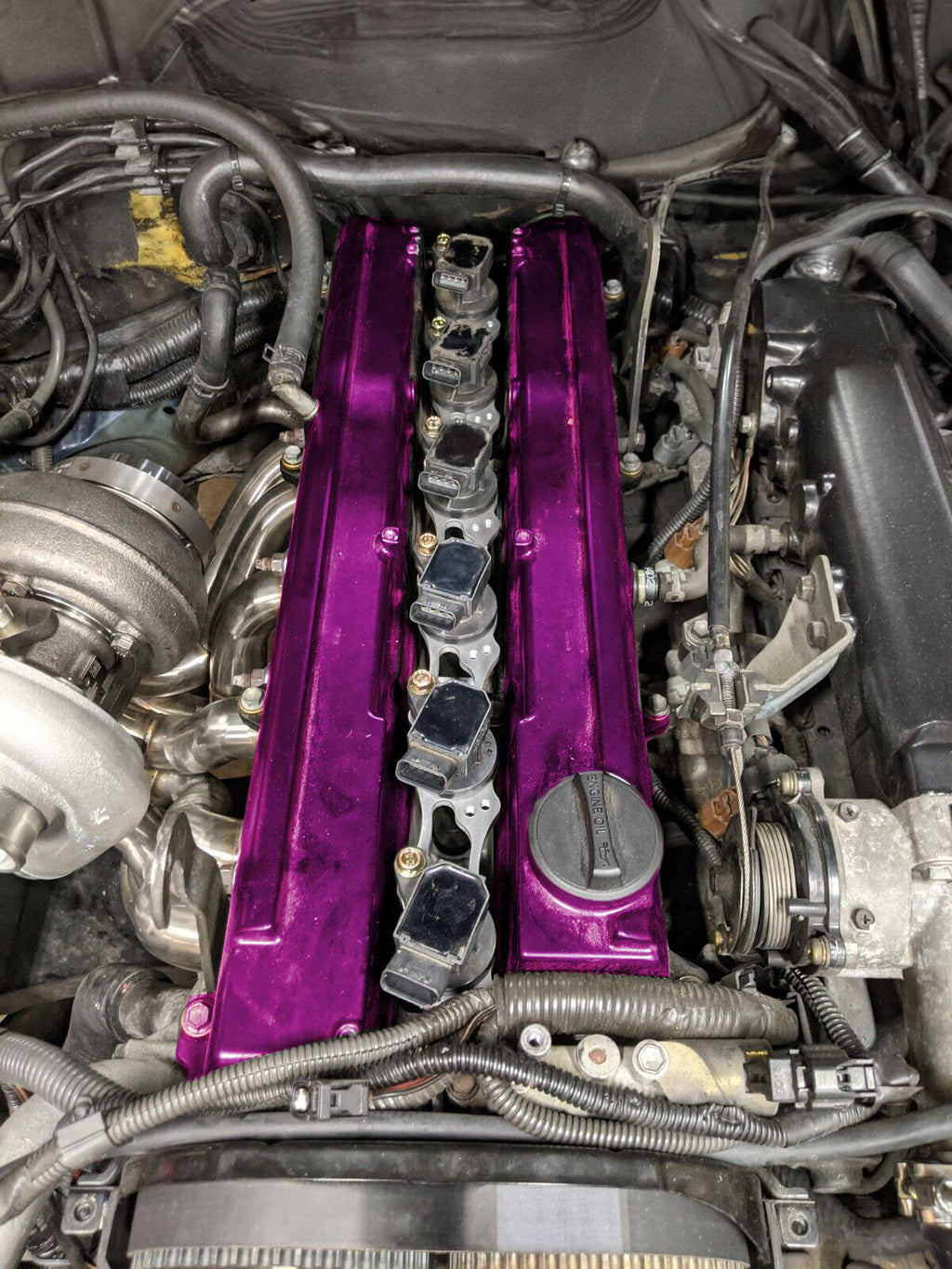 1JZ 2JZ Coil on Plug Conversion Bracket 1ZZ/1NZ Smart Coils VVTI Non VVTI JZ