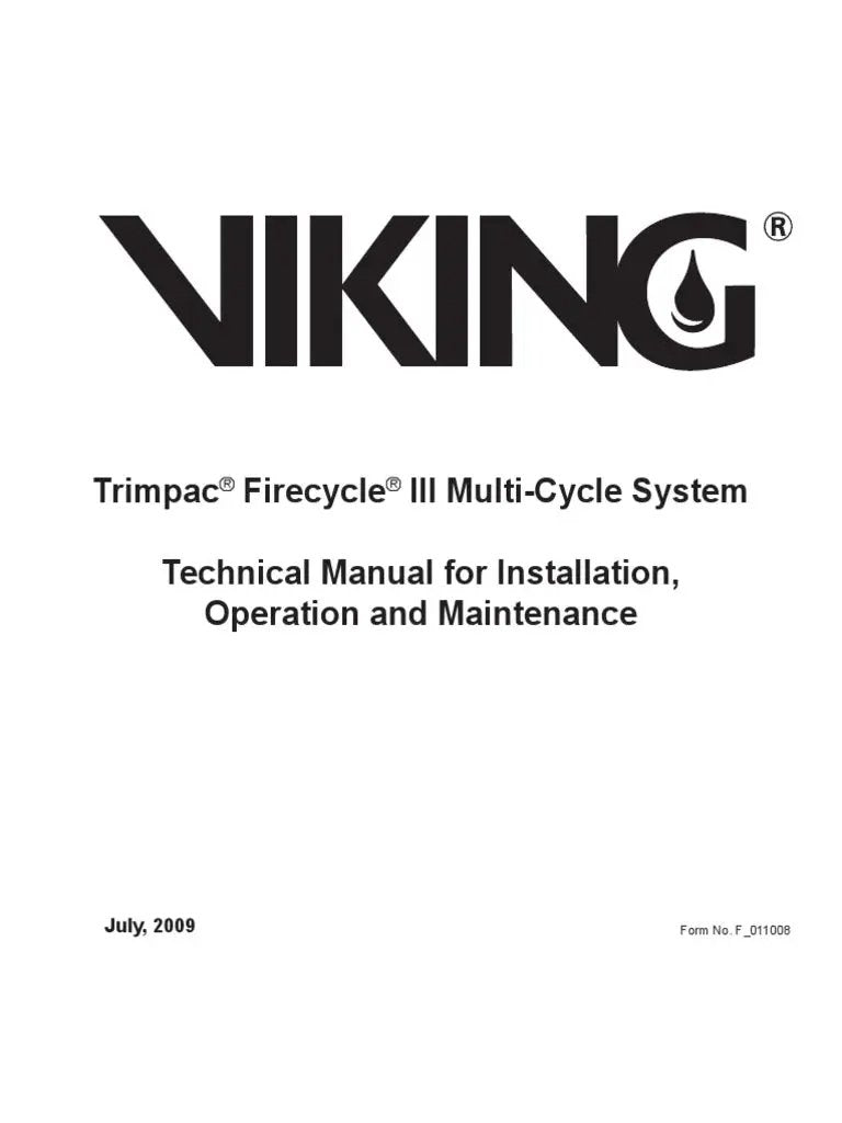 Trimpac® Model E-3 Firecycle® Iii Multi-Cycle Wet, Galvanized, Monitored