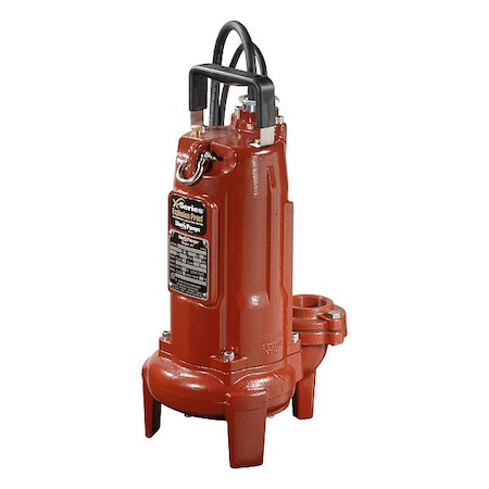 SewageEjectorPump,25ft,1hp,440to480VAC
