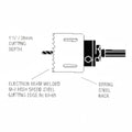 2 1/2" Bi-Metal Hole Saw for Cutting and Drilling