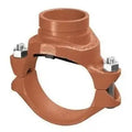 8" X 3" X 3" Grooved Mek Cross Galvanized Fitting