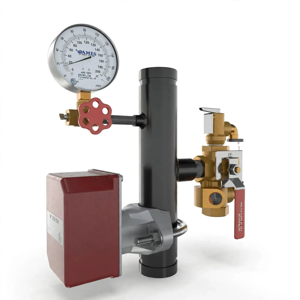 8" C300 OSY Backflow Preventer Valve by Ames for Safety Systems