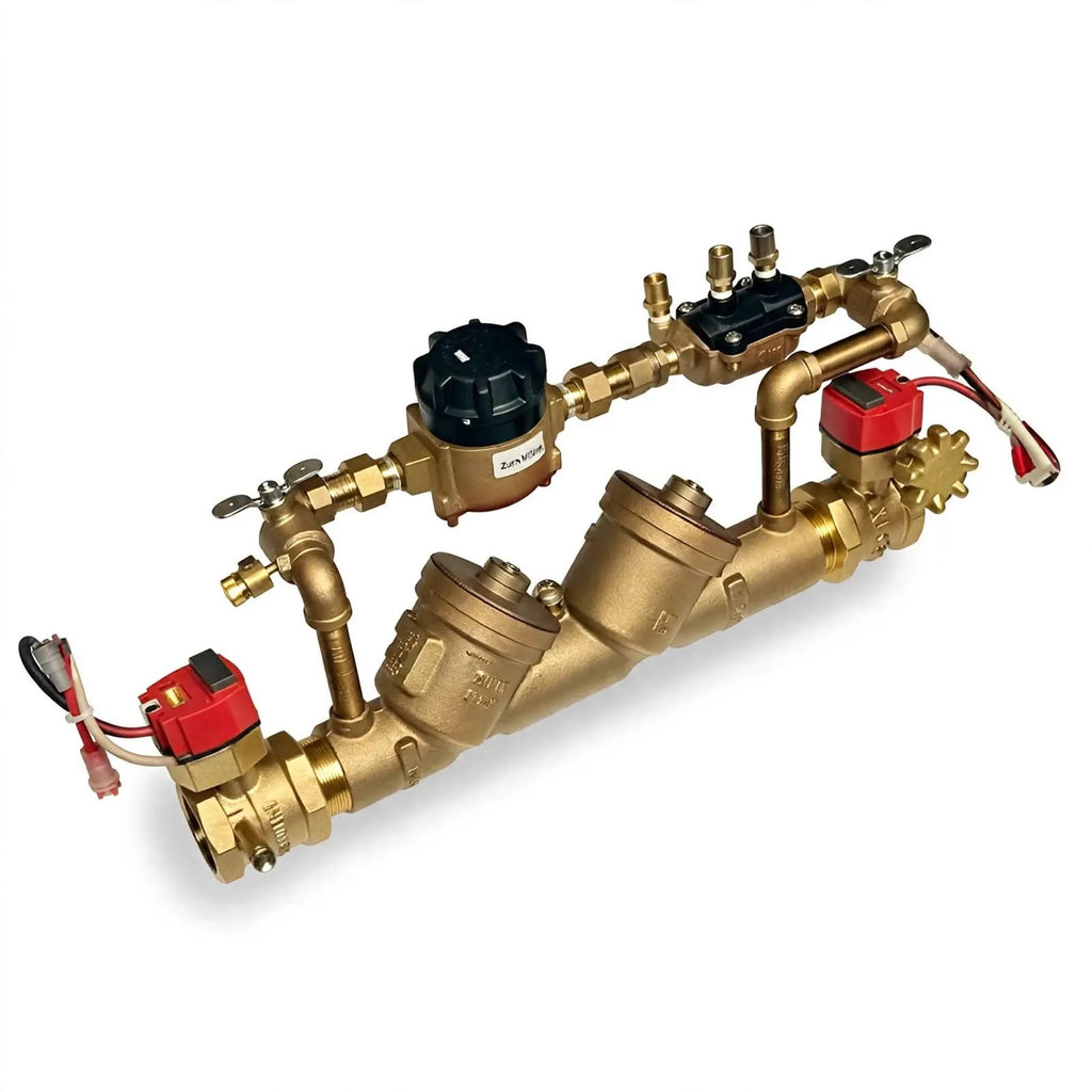 2" Double Check Detector Valve With BFV Supply Switch by Zurn Wilkins
