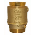 2" Grooved X Grooved Brass Check Valve For Fire Systems