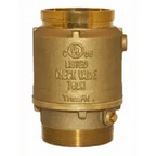 2" Grooved X Grooved Brass Check Valve For Fire Systems
