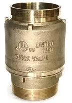 2" Grooved X Grooved Brass Check Valve For Fire Systems