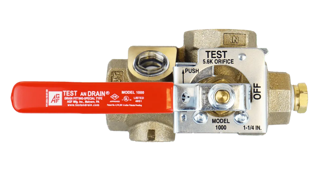 2" Test And Drain 2-1/2" 5.6K Orifice With PRV