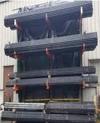 2" Inch by 24' Foot Schedule 40 Black Steel Pipe Plain End