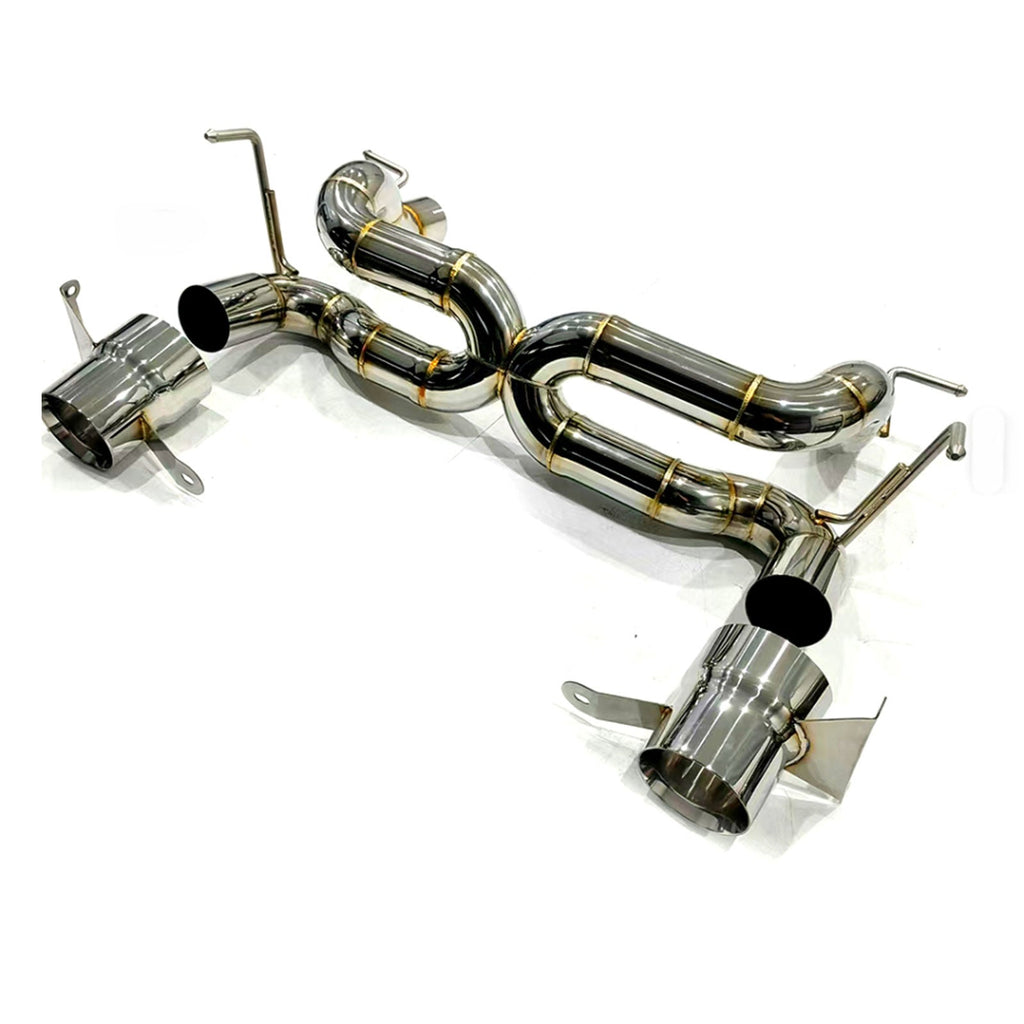 Stainless Straight Pipe Exhaust System for Ferrari 488 GTB Spider Pista
