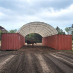 20'x40' Shipping Container Canopy Shelter