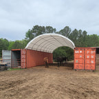 20'x40' Shipping Container Canopy Shelter